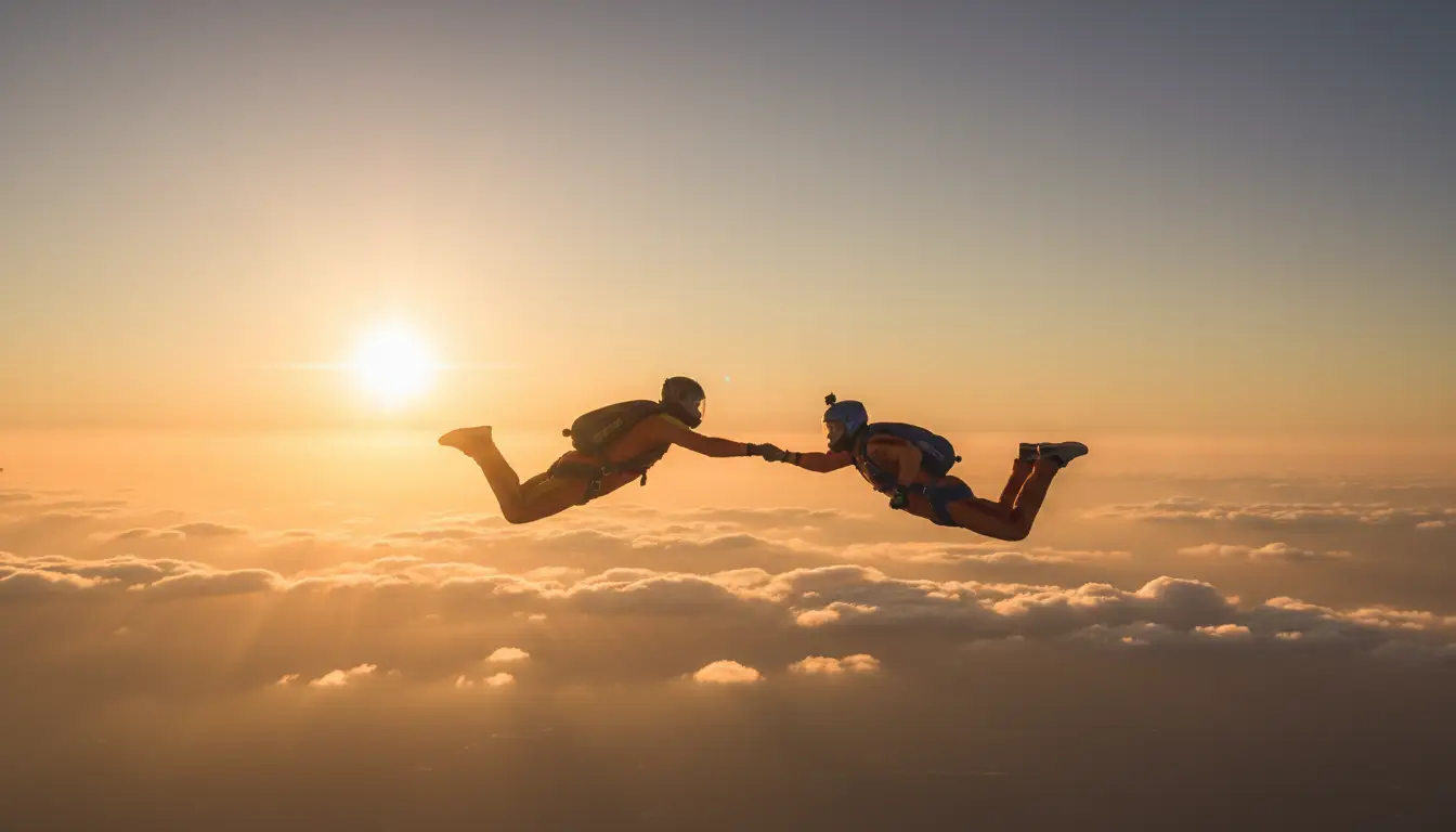Coached Jump: Post-license coaching for licensed jumpers: relative work, freefly, tracking, and discipline-specific progression.