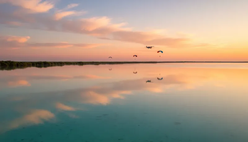 Florida skydiving sky. Backdrop for the Skydiving Hubs Florida drop zone directory